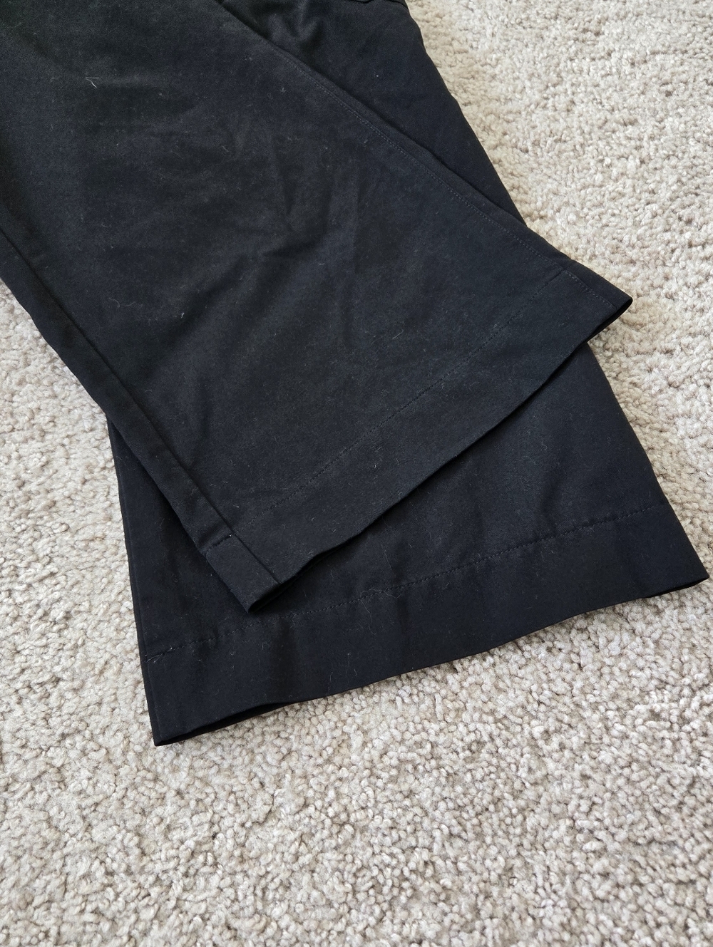 Figs Women Size S/P BLACK High Waisted Isabel Wide Leg Scrub Pants Pockets Work - Picture 13 of 16